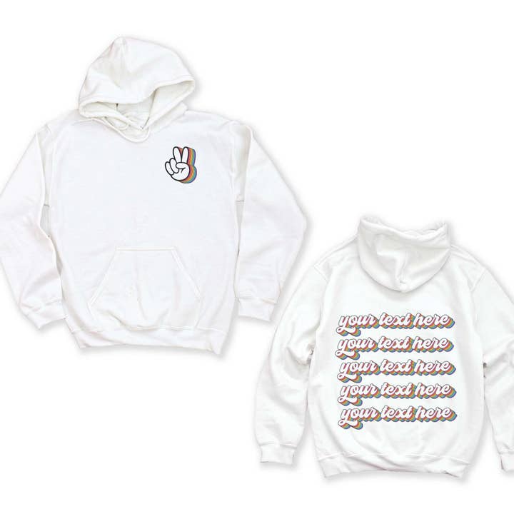 The Funnel Cake Tree - Wholesale Hoodie - Dames - Jouw regenboog op jouw manier - Hoodie op maat1