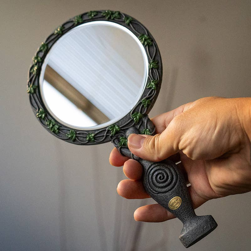 Pacific Trading - Wholesale Compact Mirror - Spiral Goddess Hand Mirror5