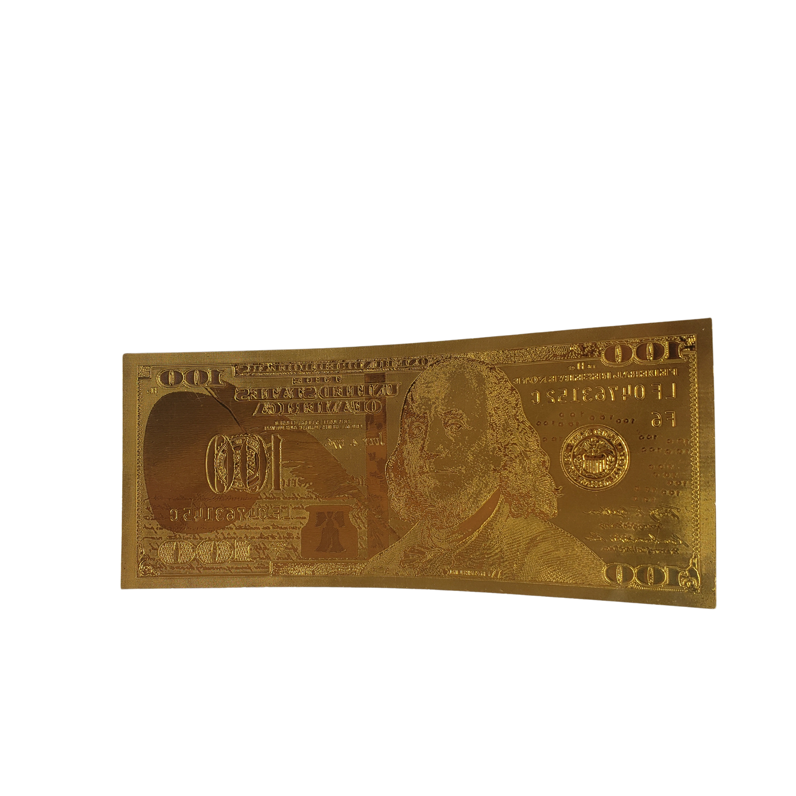 Botanica Luz Del Dia Inc - Wholesale Keepsake Coin/Token - 100 Dollar Bill Replica Gold Bank Note1