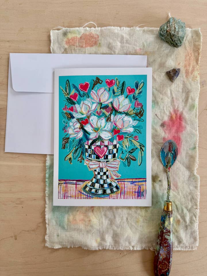 Carte de vœux Saint-Valentin pour la vente par Rachel Cordaro