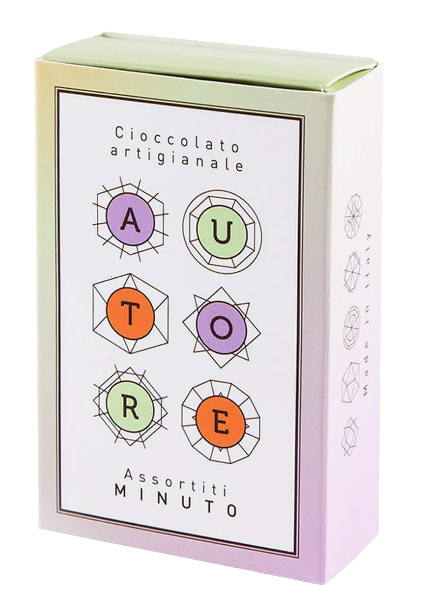 Autore Chocolate - Wholesale Chocolate Box - Assorted Minuto With Chocolate in Paper Box 36g - 1.3 Oz3