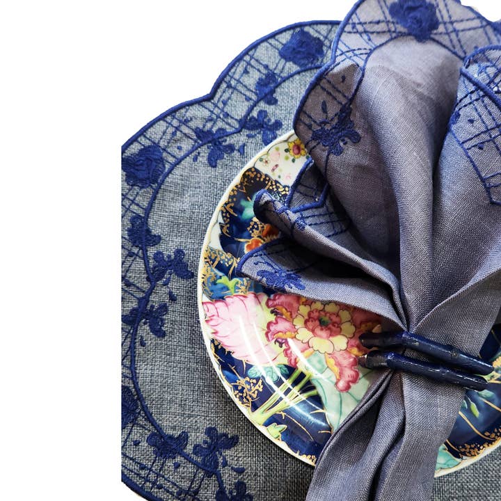 Iza Silva -Luxury Tableware - Wholesale Dinner & Cloth Napkin - The Original -Florentine Collection -Napkins -Various Colors16