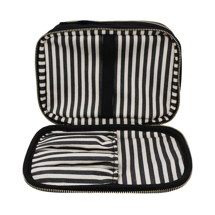 Bag-All - Wholesale Toiletry Bag - Unisex - Double-Sided Makeup Case, Black4