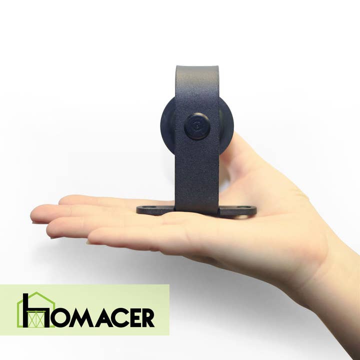 Homacer INC - Wholesale Knob/Pull - Mini NonBypass Sliding Barn Door Hardware Kit - Bent T-Shape7