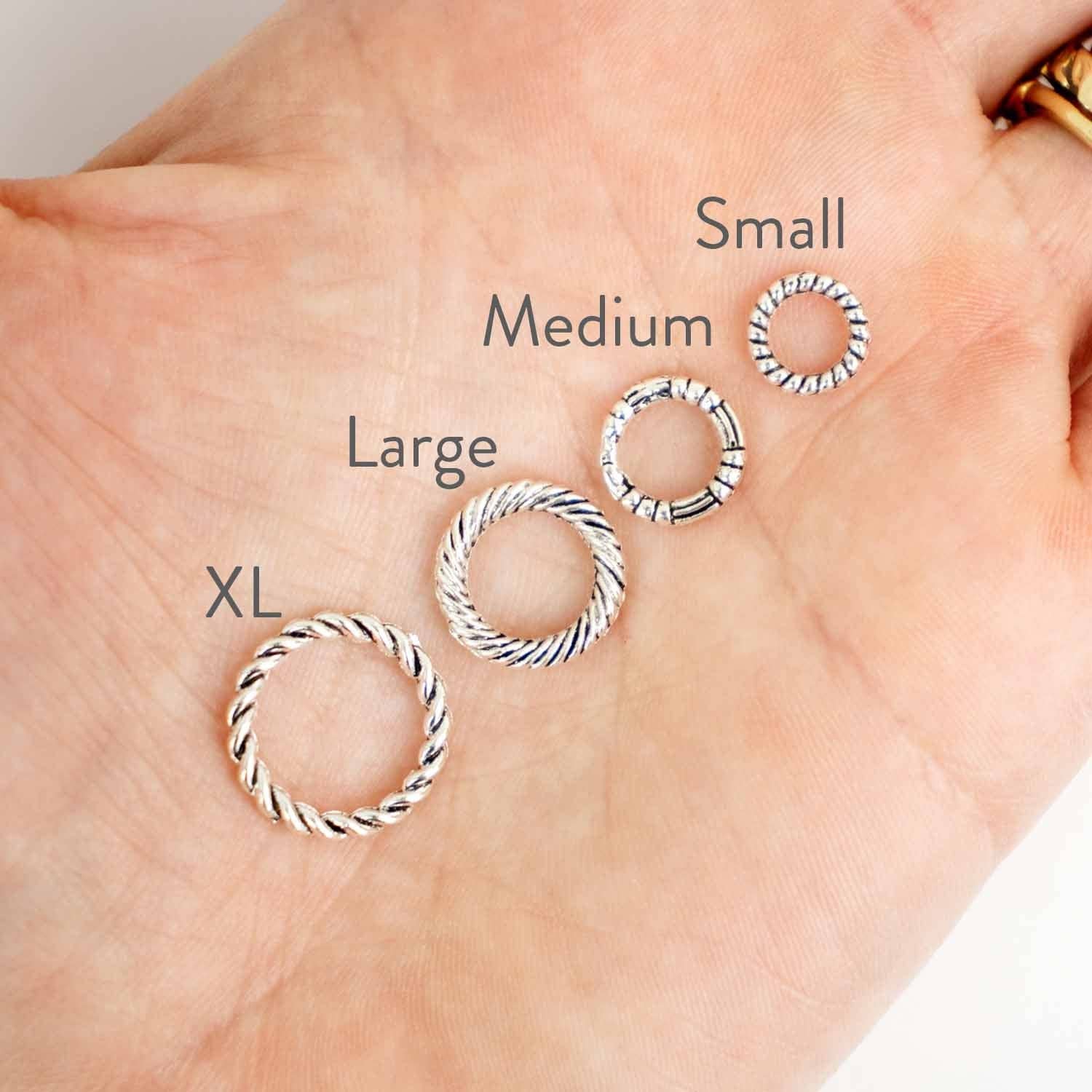 Twice Sheared Sheep - Wholesale Knitting/Crochet Supplies - Simple Braided Ring Stitch Markers3