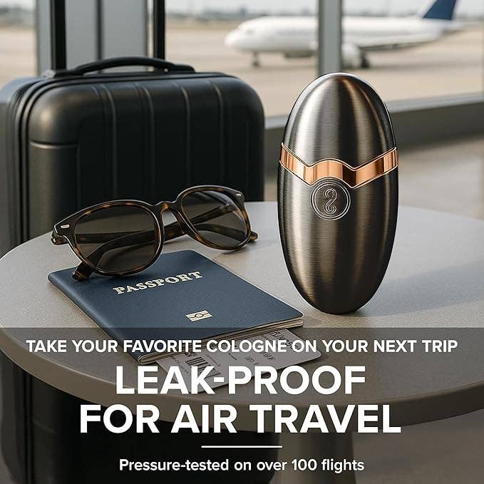 TRAVALO - Vente Flacon pulvérisateur - TRAVALO Pearl Atomiseur de Parfum Rechargeable – Approuvé par la TSA5