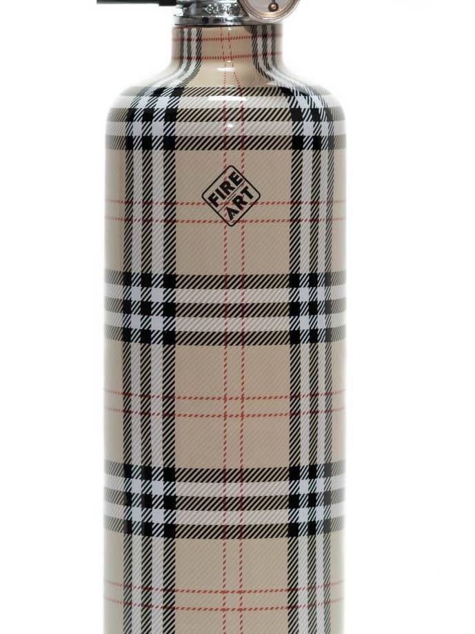 Fire-Art brandsläckare med tartanmönster för wholesale av Fire-Art