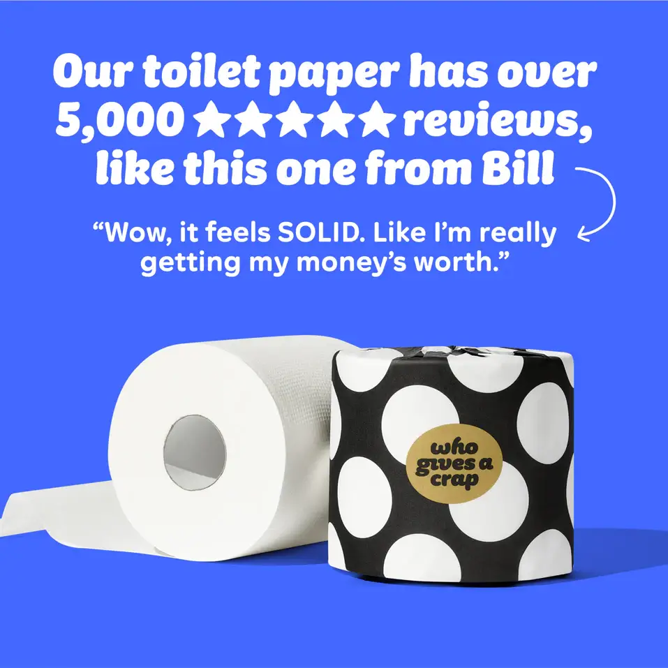 Who Gives a Crap - Wholesale Toilet Paper - 100% Bamboo Toilet Paper - 48 Rolls7