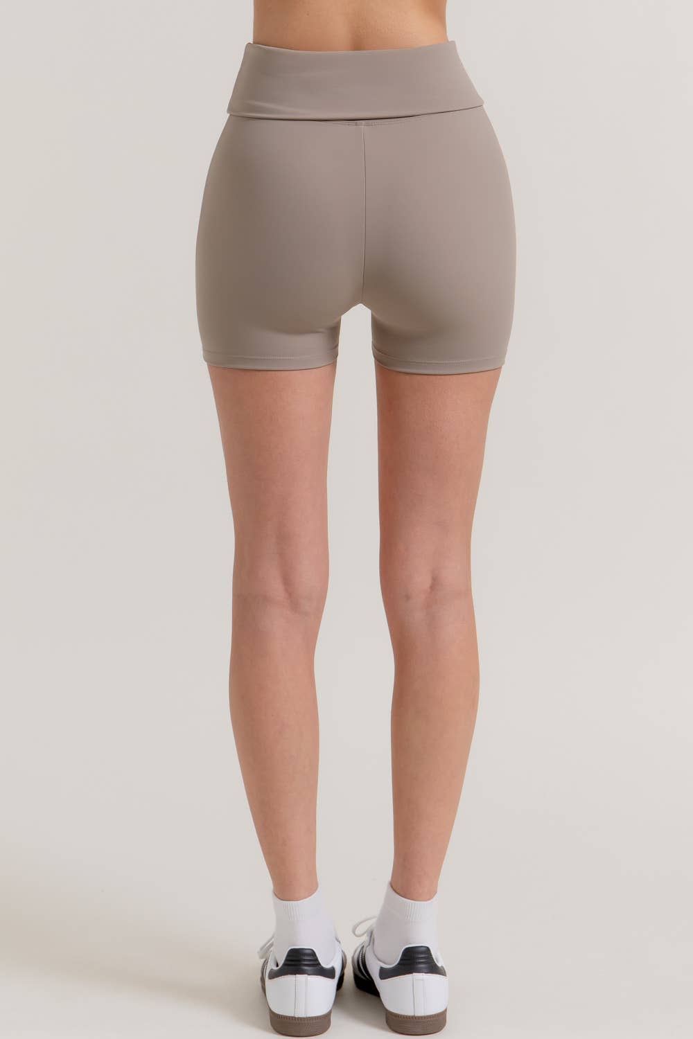 Active Basic | Active USA – wholesale Athletic shorts – Women's – Waist Fold-Over Active Bike Shorts8