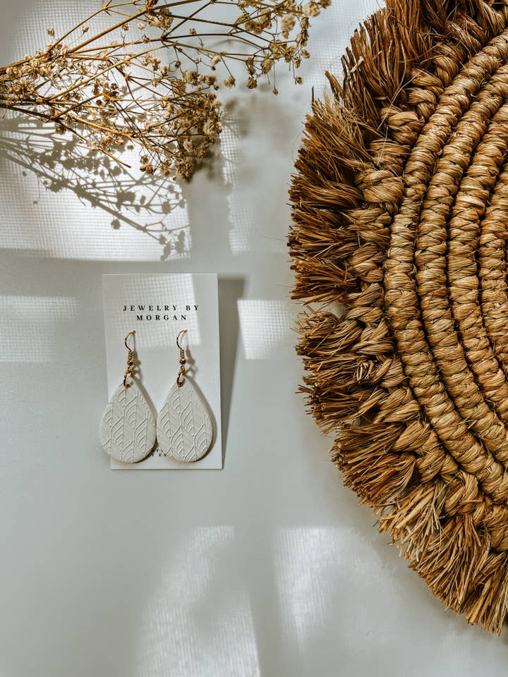 Lace White Dangles for wholesale by Jewelry by Morgan