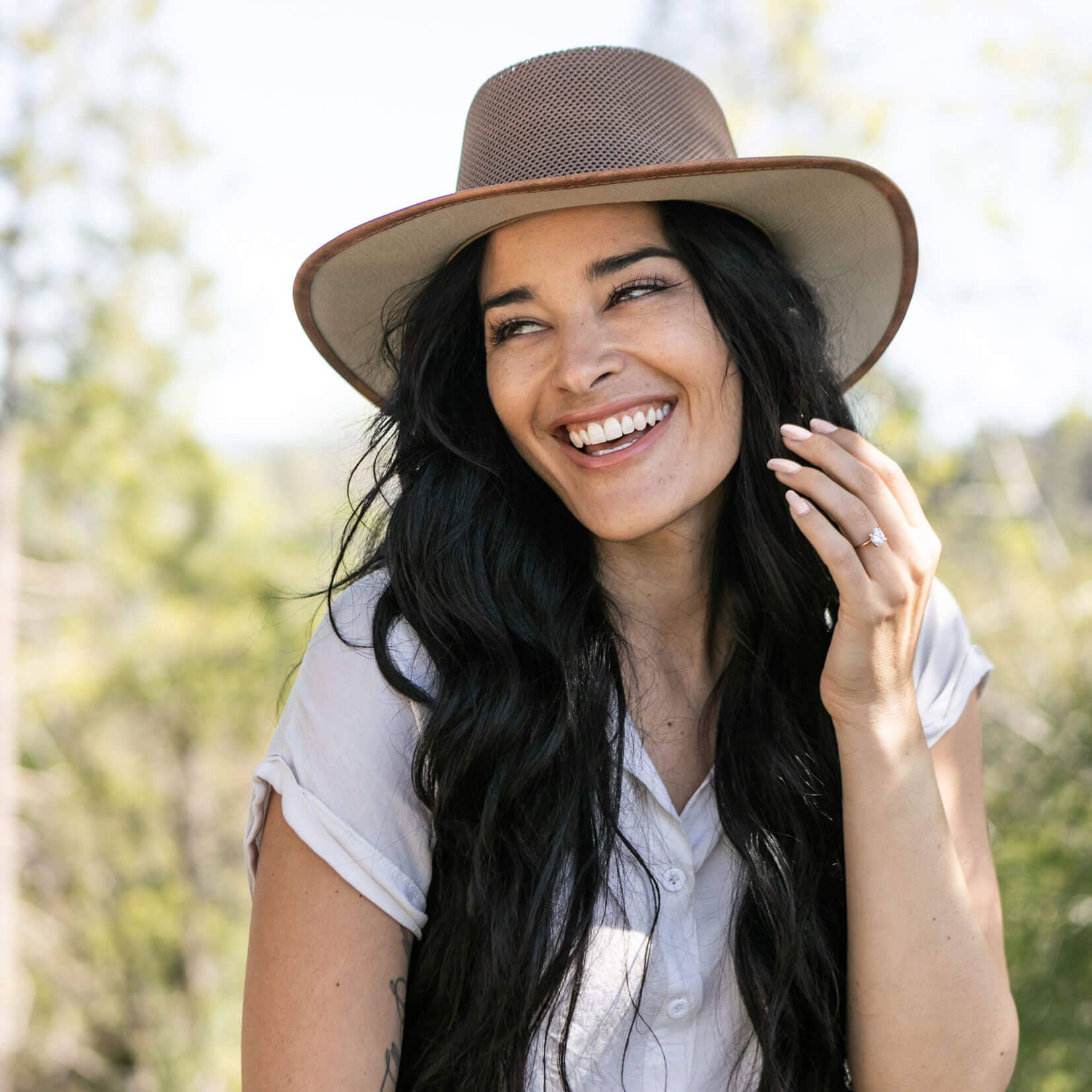 American Hat Makers – Engroshandel Vandrehue – unisex – Outback Åndbar Bredskygget Solhat - Stil Soaker11