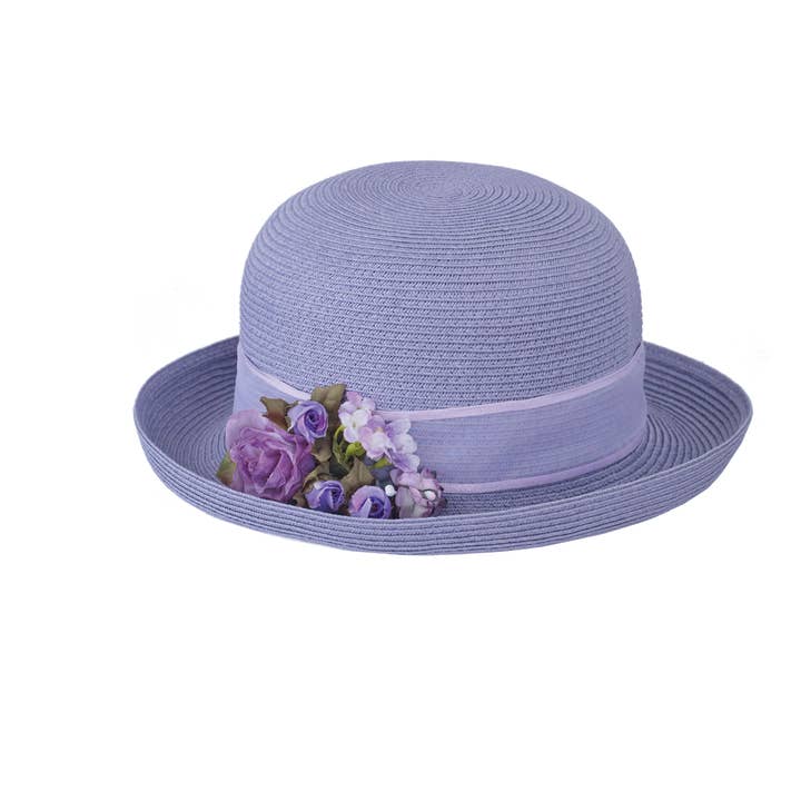 Børn Lavendel Rose Hat for engroshandel hos Toucan Hat Company/ Carole Amper