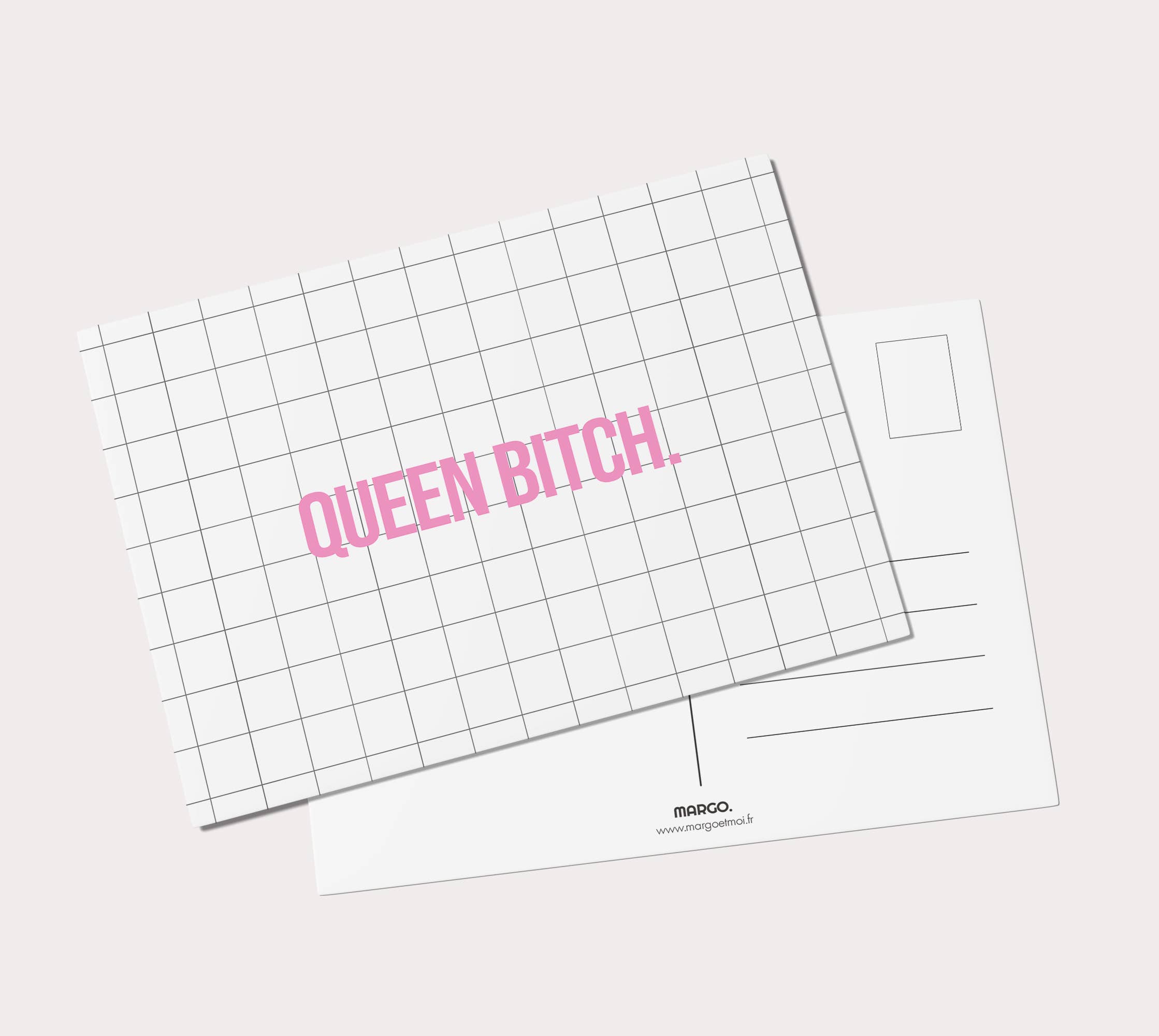 MARGO - Wholesale Postcard - Queen Bitch Postcards0