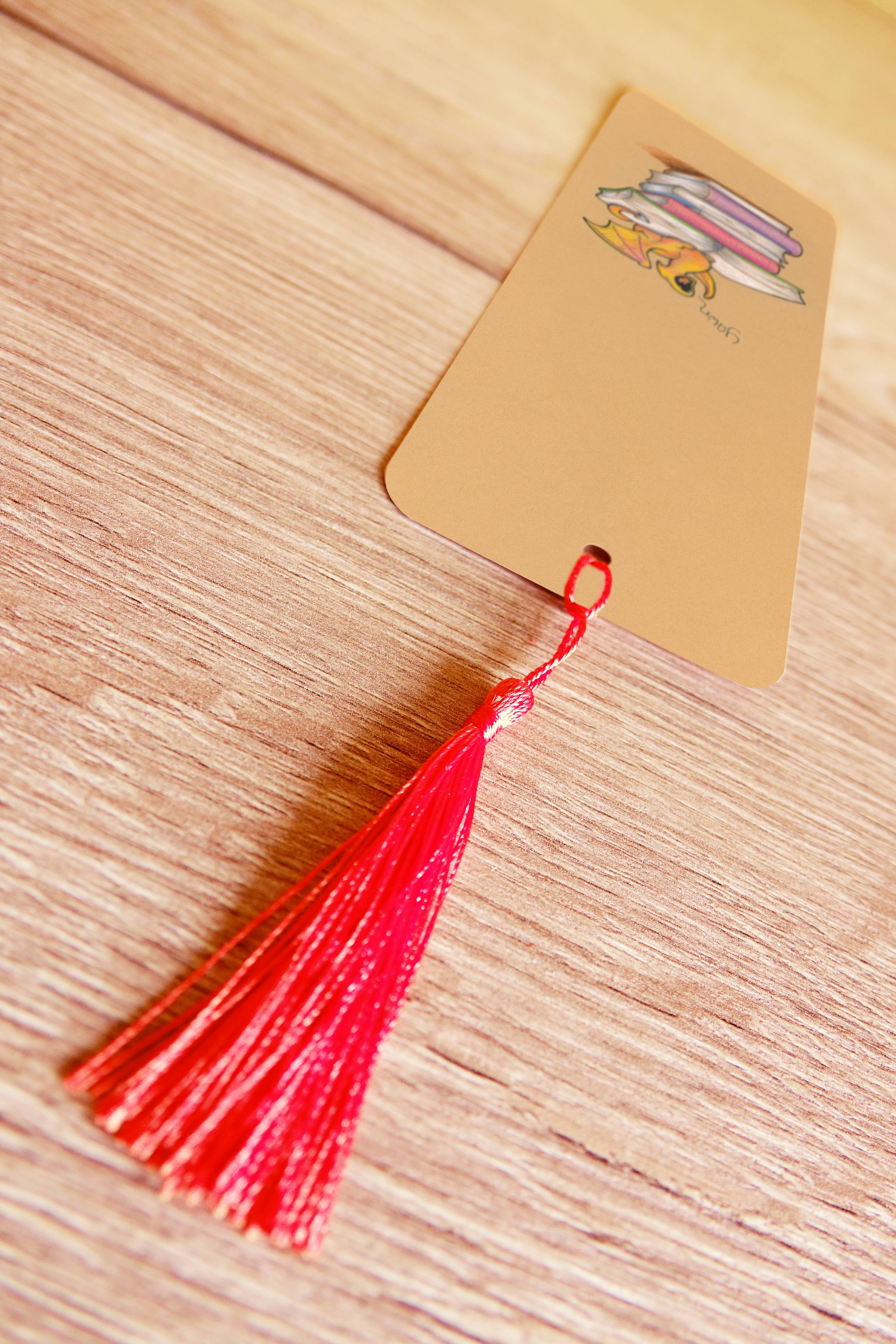 Digitaldreamcloud - Wholesale Bookmark - Boekenlegger met kwastje boeken draak 3