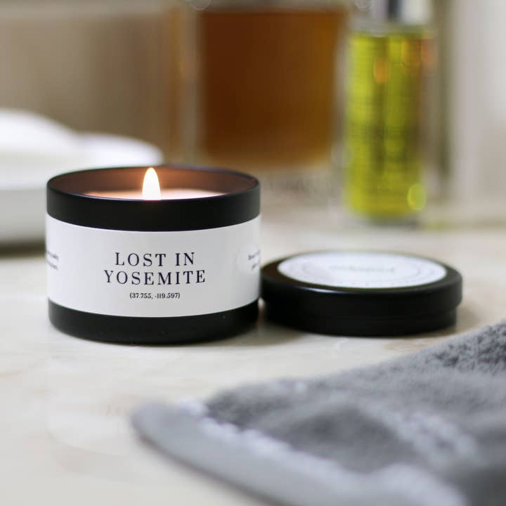 Lost In Yosemite - Coconut Soy Destination Candle - 3.2oz for wholesale by Unbound Candles