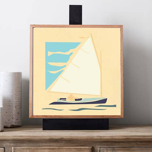 Décor côtier Sail On #70 pour la vente par RGB Fineart