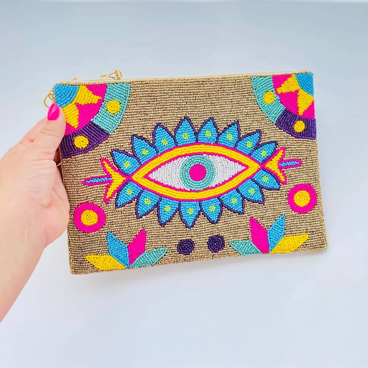 Le sac Golden Eye pour la vente par Pria Handmade Accessories
