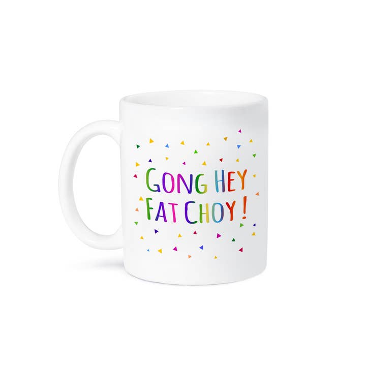 3dRose - Wholesale Coffee Mug - 3dRose, Gong Hey Fat Choy - Happy Chinese New Year in Cantonese colorful text, Mug8