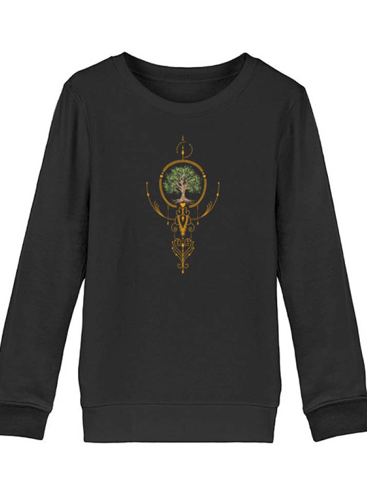 tree with ornaments - kids sweatshirt for wholesale by Uwaldu