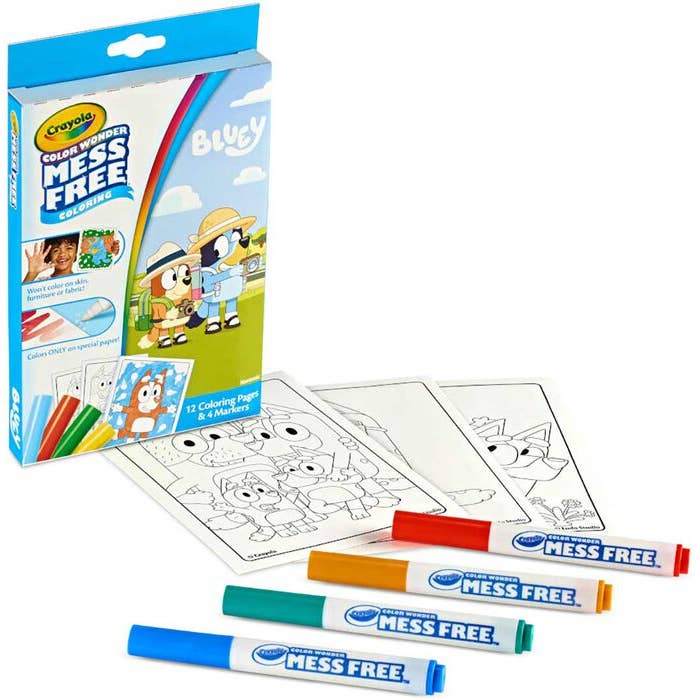 Really Big Coloring Books | ColoringBook.com – Engroshandel Malebog - Børn og baby – Bluey Crayola Color Wonder Miniæske med tuscher