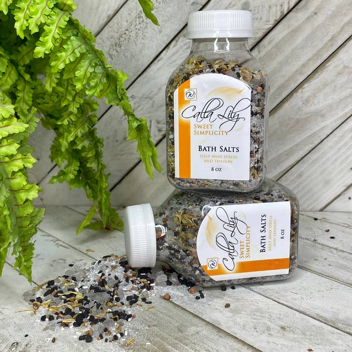 Calla Lily Cosmetics - Wholesale Bath salts - Sweet Simplicity Soak Bath Salts1