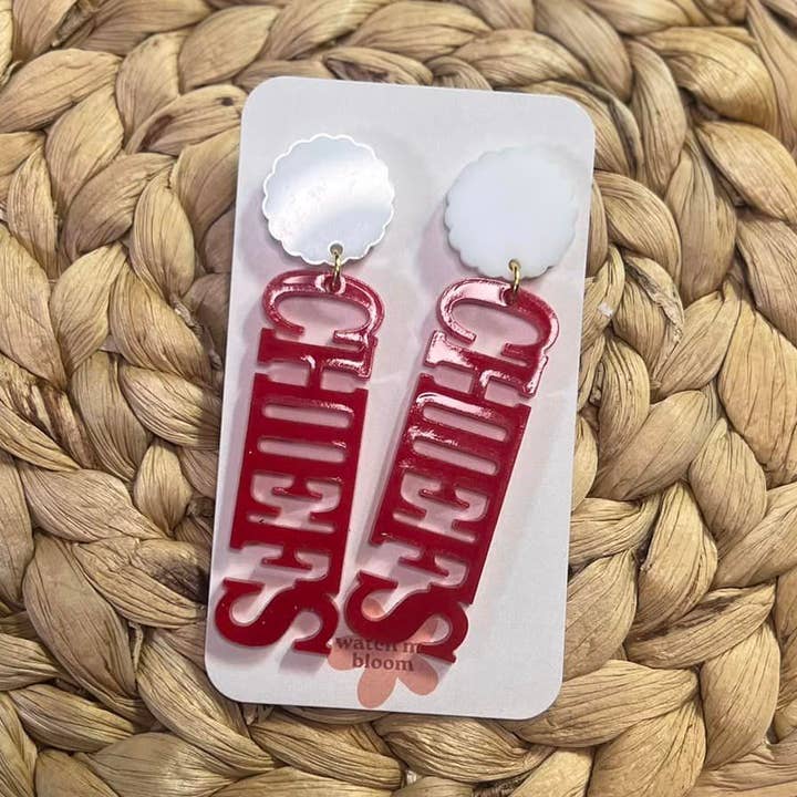 Watch Me Bloom – Großhandel Ohrhänger – Ohrhänger aus Acryl mit dem Namen einer professionellen Fußballmannschaft0