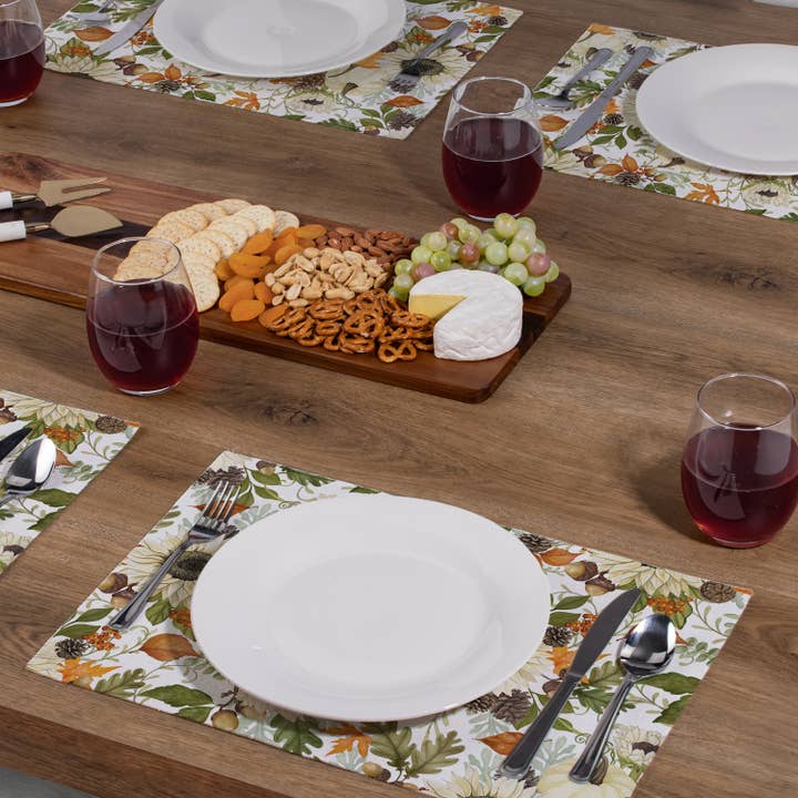 CounterArt/Highland Home/Thirstystone/CoasterStone - Wholesale Placemat - "Farmhouse Fall" Poly-Cotton Blend Placemat4