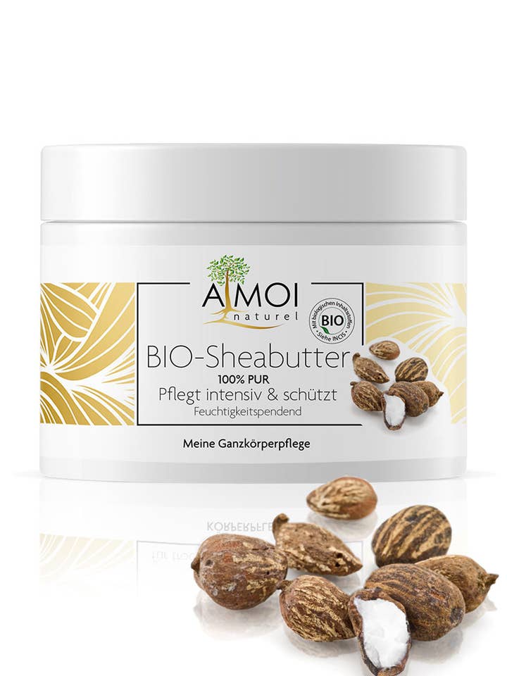 Beurre de karité 100% pur d'AMOI Naturel pour la vente par AMOI naturel