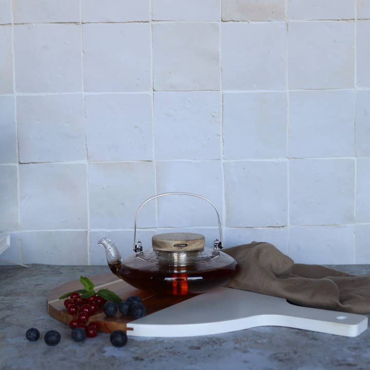 Ogo living - Wholesale Tea Pot - Sophia borosilicate glass teapot with acacia lid 500ml3