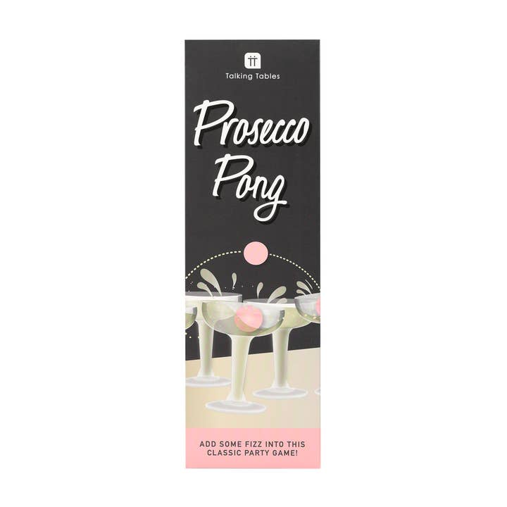 Talking Tables USA - Wholesale Board Game - Prosecco Pong Drinking Party Game | Games Night | Hen Party|