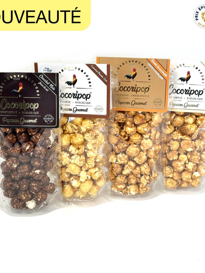 Het Biologische Gourmet Popcorn Pakket voor wholesale door Cocoripop