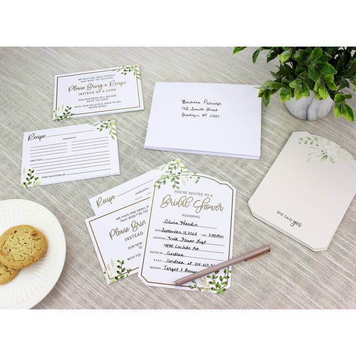 Lillian Rose - Venta al por mayor Invitaciones - Juego de 24 invitaciones para despedida de soltera Lillian Rose