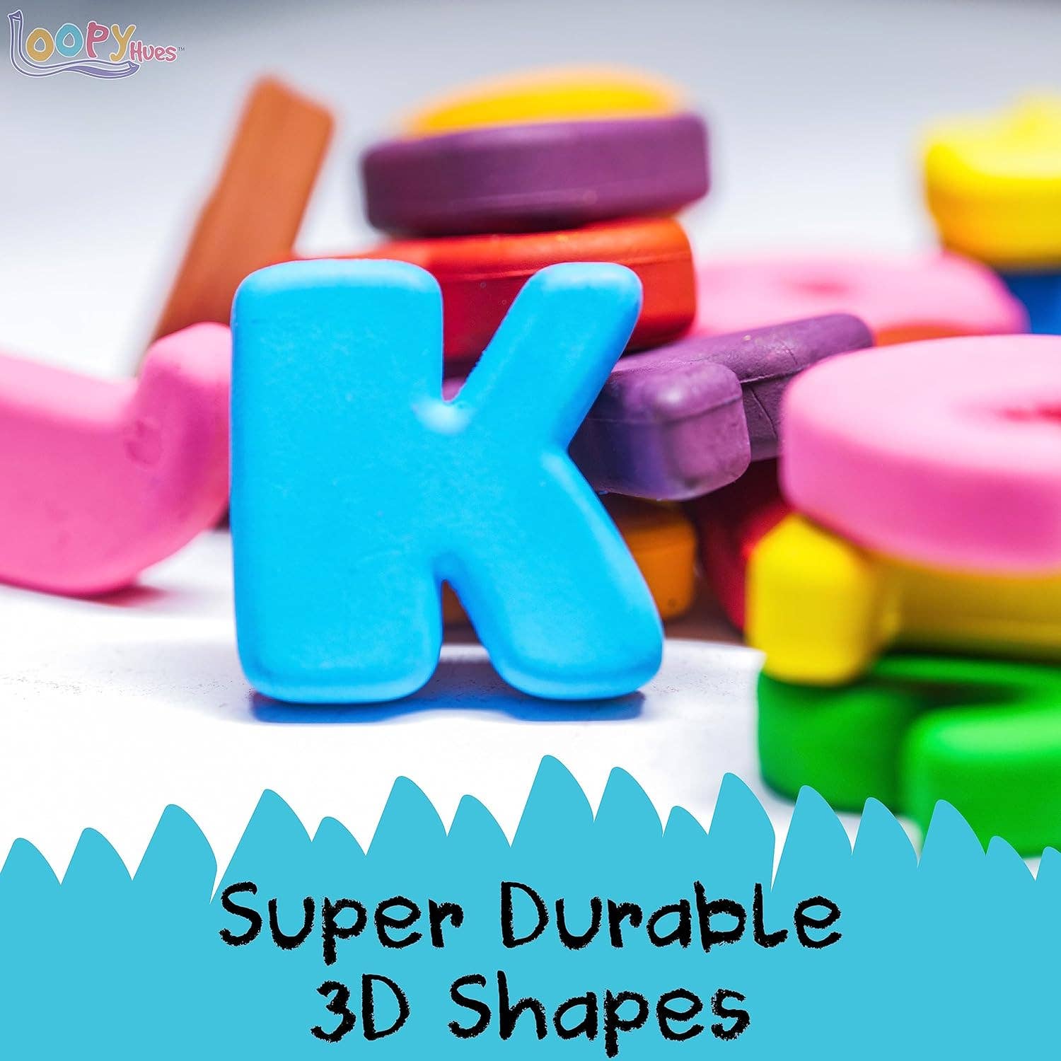 HGP Group – wholesale Crayons – Child & baby – Loopy Hues - Bendable Crayons - 24 Pack Round3