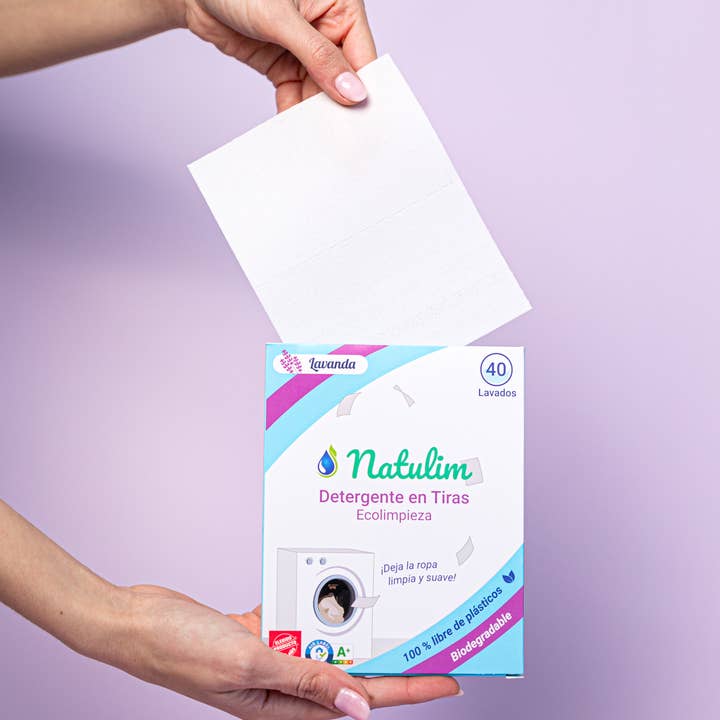 Natulim - Vendita all'ingrosso Detersivi per bucato in polvere/capsule - Detersivo per bucato Eco Sheets (40 carichi) - Natulim