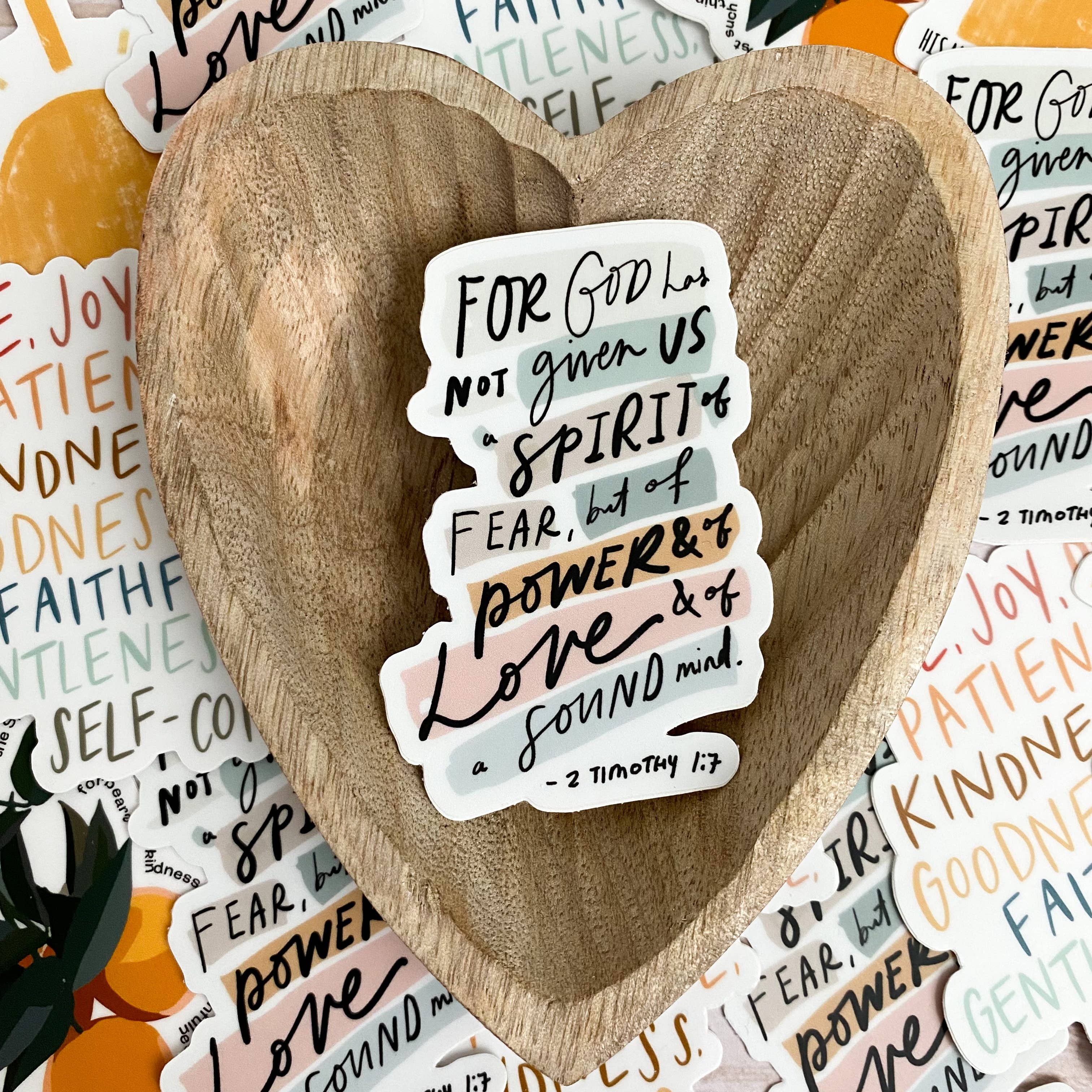 swaygirls - Wholesale Sticker - 2 Timothy 1:7 Sticker3