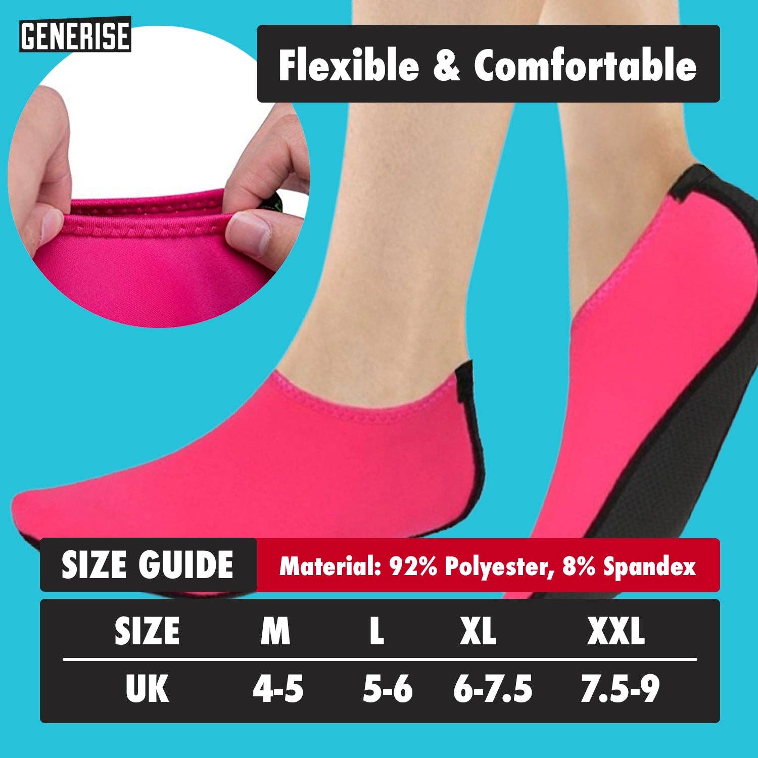My Wholesale Warehouse - Vente Chaussures d'eau – femme - Generise Chaussures d'eau antidérapantes à séchage rapide - Paire10
