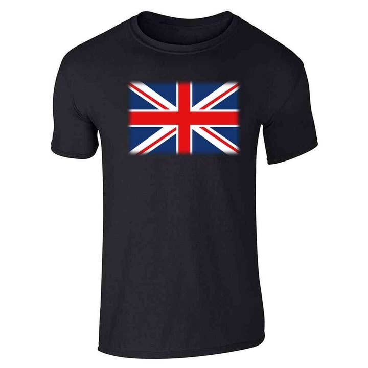 T-shirt unisexe avec drapeau de l'Union Jack, Grande-Bretagne, Royaume-Uni, Angleterre, Écosse, Pays de Galles pour la vente par Pop Threads