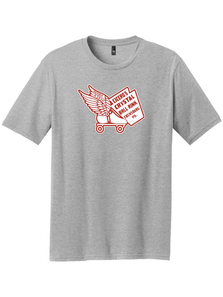 Yinzylvania - Wholesale Screen Printed T-Shirt - Unisex - Cicero's Crystal Ball Rink - Ebensburg, PA0