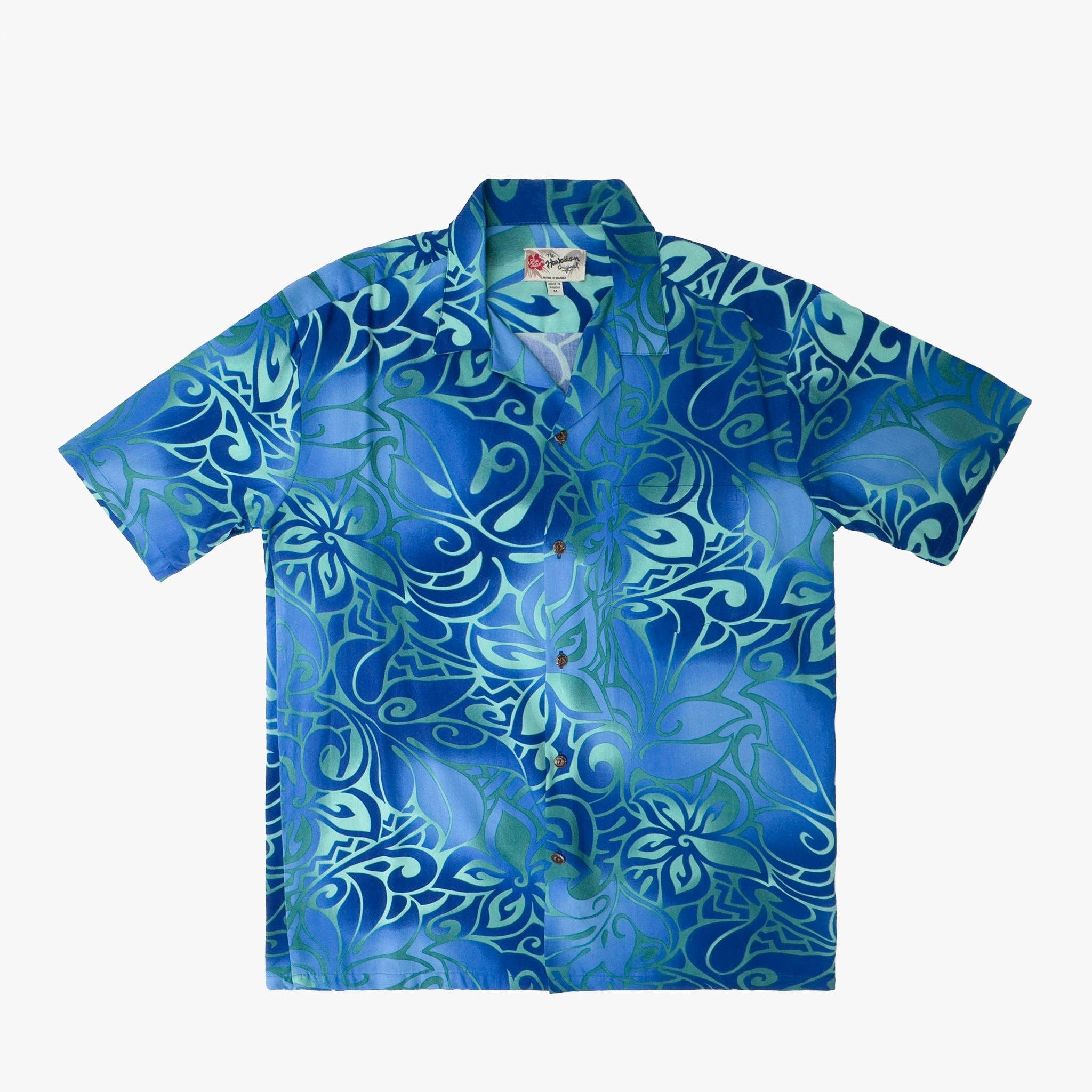 Hilo Hattie - Wholesale Button Down Shirt - Men's - Tribal Tiare Aloha Shirt11