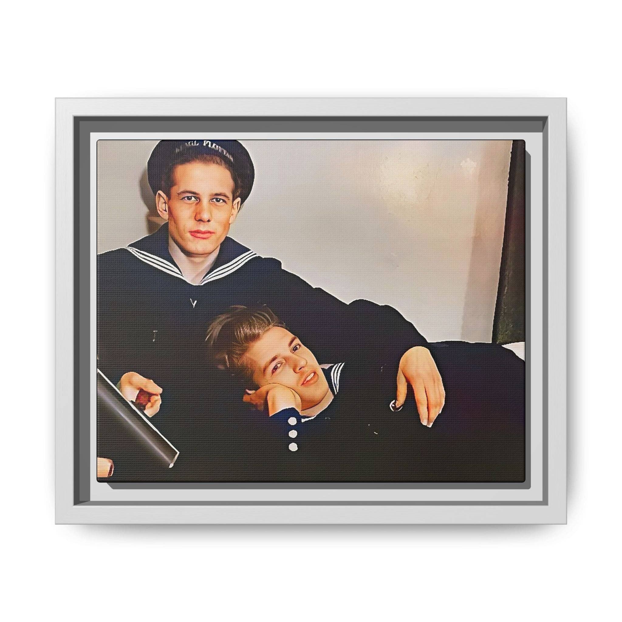 Walt & Pete - Wholesale Photograph - paire 010 | Framed Vintage Photo - Matte Canvas2