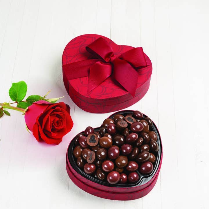 Cherry Heart Box for wholesale by Chukar Cherry Company