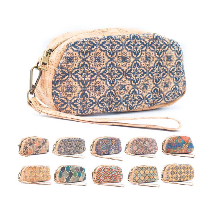 Cork pencil case pouch BAG-041 (10units) for wholesale by Meninas Bonitas Cork