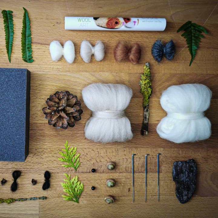 Benzie Design - Wholesale Craft Sewing Kit - Guinea Pigs, Needle Felting Kit