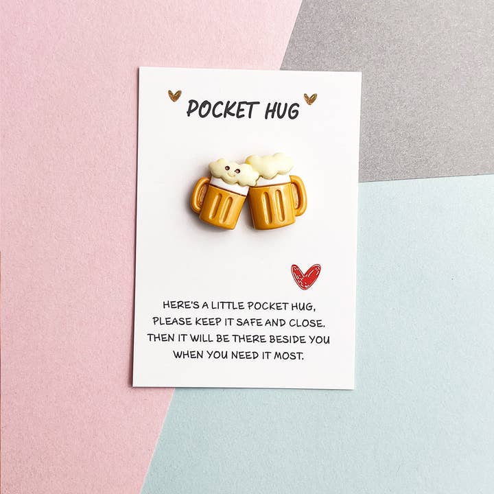 Magia Design – wholesale Keepsake coin/token – Taphug - Pocket Hug Cheers Buddy5