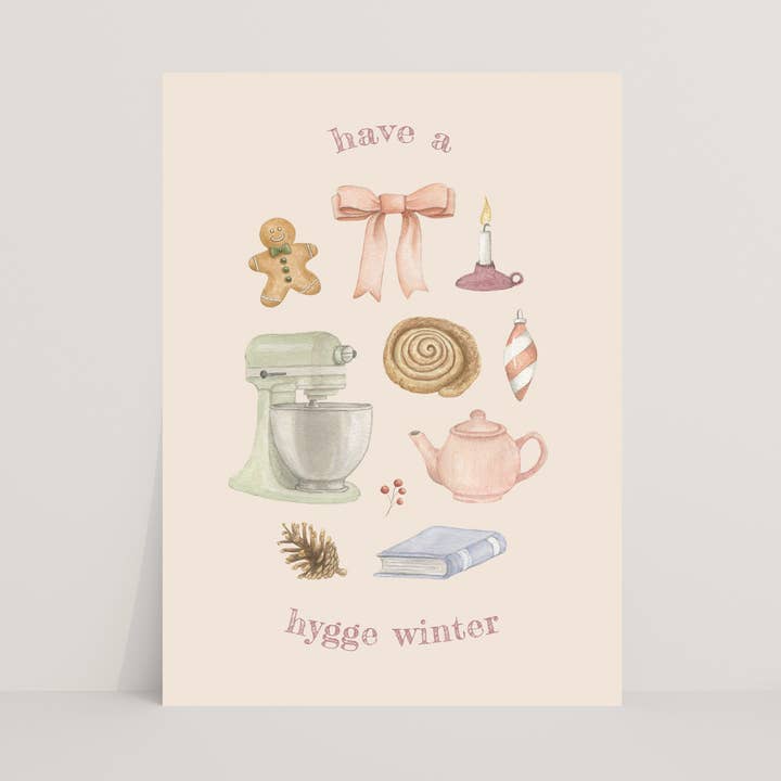 Postcard hygge winter for wholesale by Appeloogje