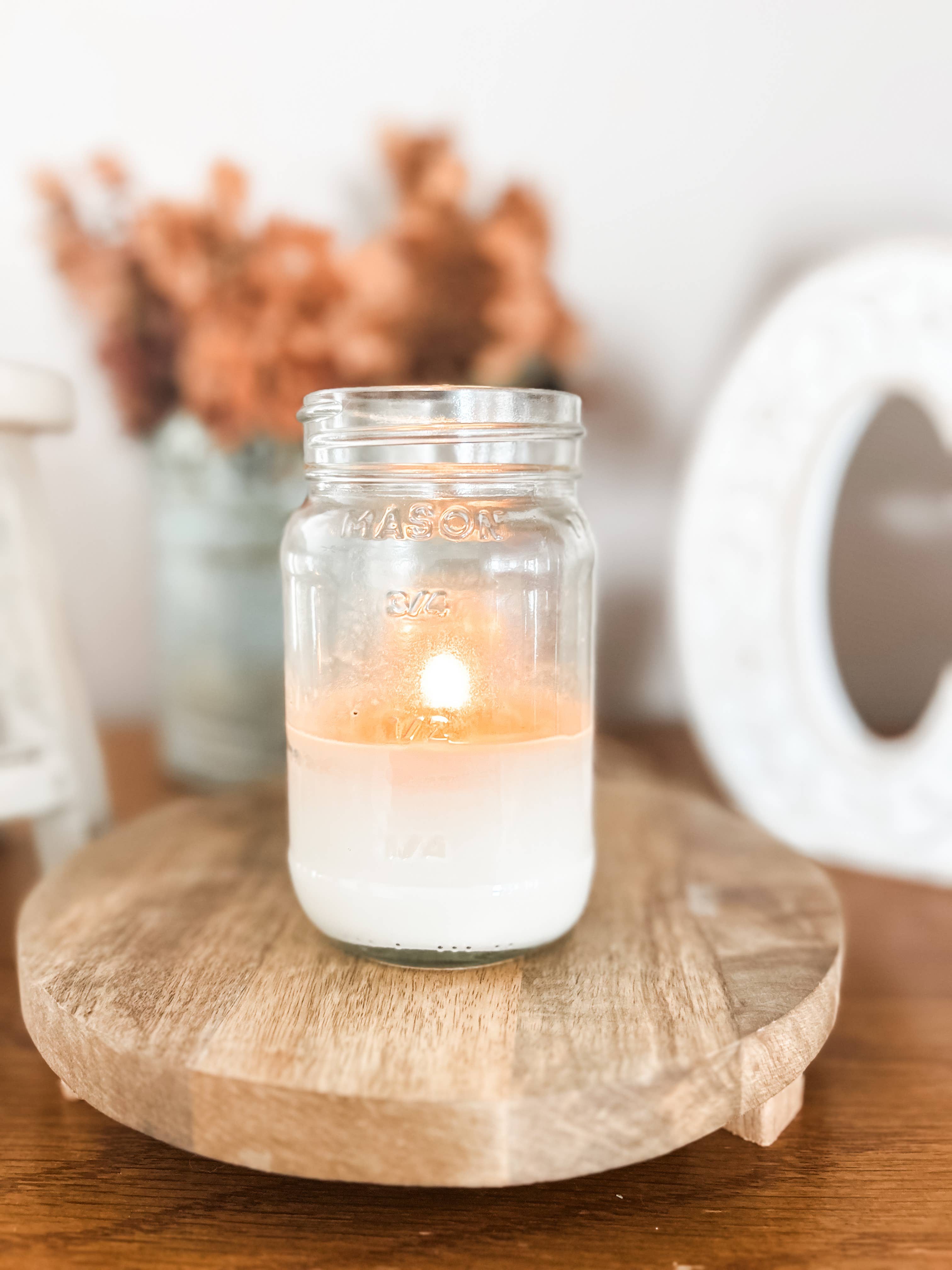 The Rosie Market - Wholesale Jar/Filled Candle - Sunkissed 16oz Mason Jar Candle2