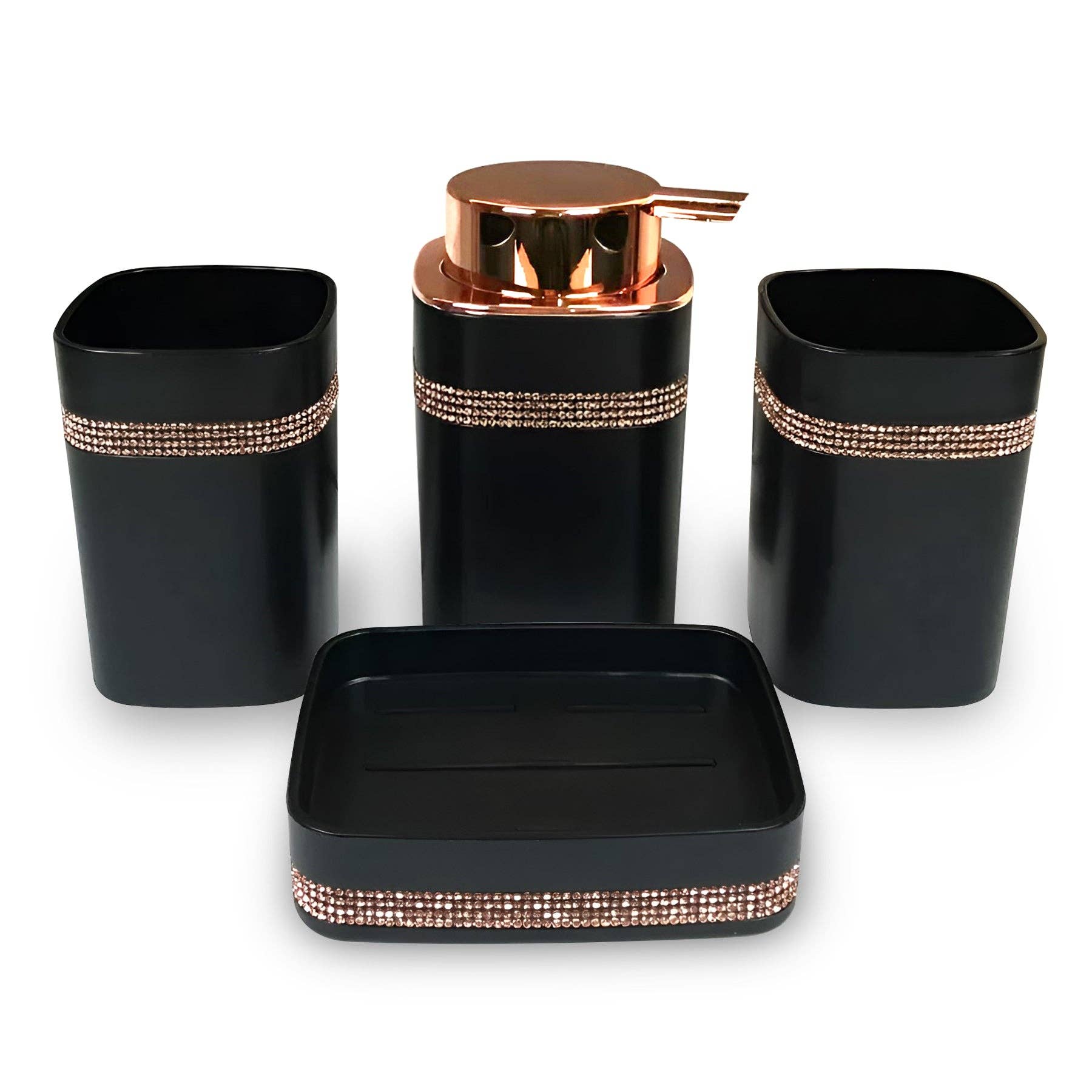 Ledsone - Wholesale Bathroom Accessory Set - 4 Pcs  Bathroom Accessory Set Luxury Bath Accessories Set ~54229