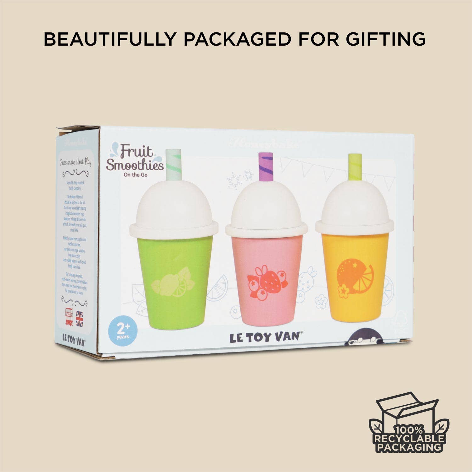 Le Toy Van, Inc. - Wholesale Toy Set - Kids - Take Away Smoothie Trio6