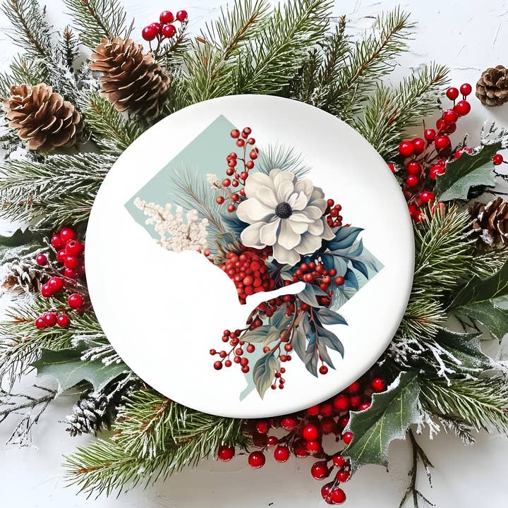 Washington DC julunderläggset | Fyra årstider-serien för wholesale av Paperfinch Design