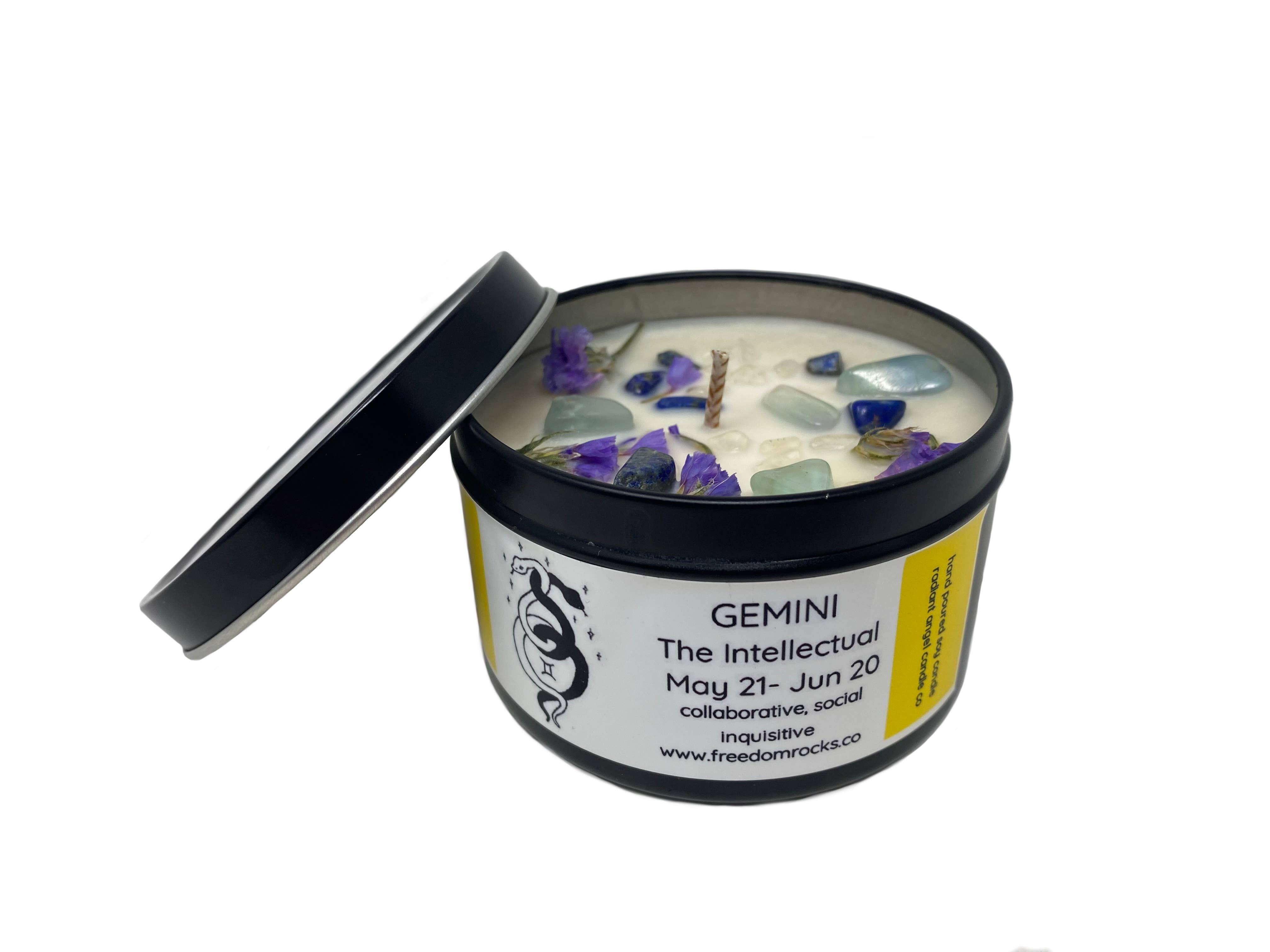 Freedom Rocks - Wholesale Travel Candles - Freedom Rocks Astrology Candles  - Crystal Infused10